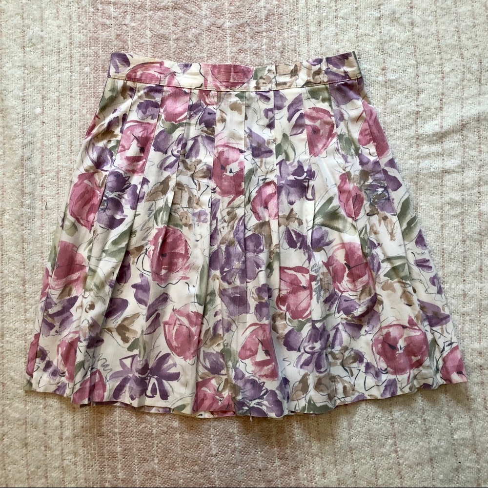 EUC VTG 80s Toni Garment for CC Magic Pleated Skirt